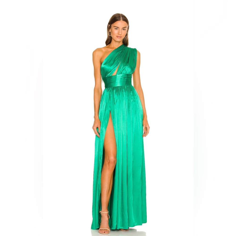 BRONX AND BANCO CAMILLA GOWN - EMERALD - XS